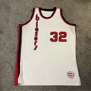 Portland Blazers Jersey Bill Walton 1976-77 Mitchell Ness #32 NBA Sz 60 28”x38”